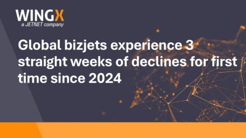Global bizjets experience 3 straight weeks of declines for first time since 2024