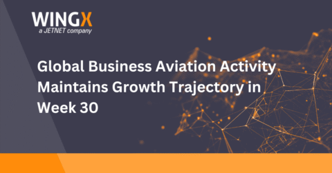 Global Business Aviation Activity Maintains Growth Trajectory in Week 30
