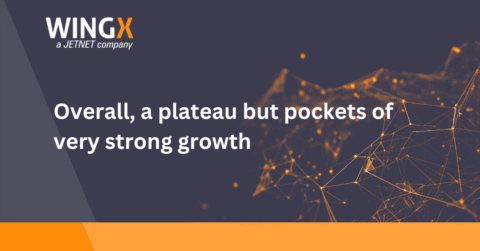 Overall, a plateau but pockets of very strong growth