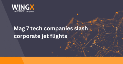 Mag 7 tech companies slash corporate jet flights