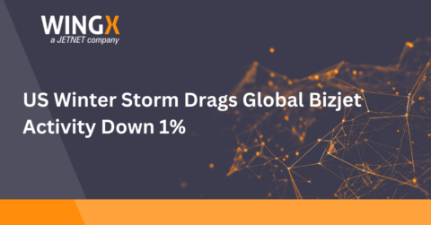 US Winter Storm Drags Global Bizjet Activity Down 1%