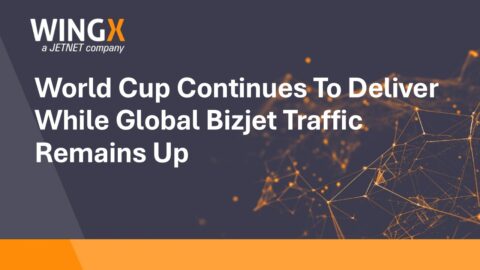 World Cup Continues To Deliver While Global Bizjet Traffic Remains Up